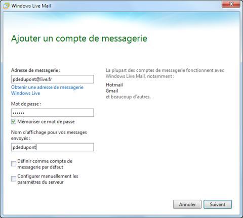 Tutoriel Internet En Ligne B Windows Live Mail